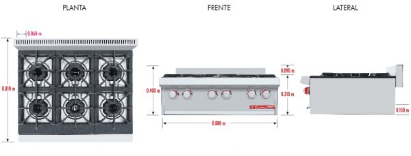 Parrilla PCV-6 MASTER - Imagen 4