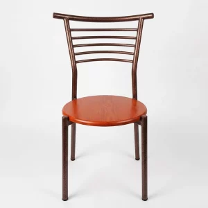 Silla de Madera y Acero para Restaurante 2118