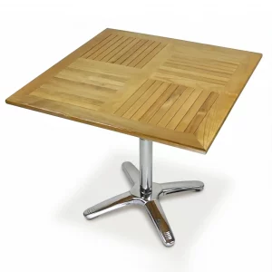 Mesa Madera Natural DT06260-TB05SS-80 para Restaurante