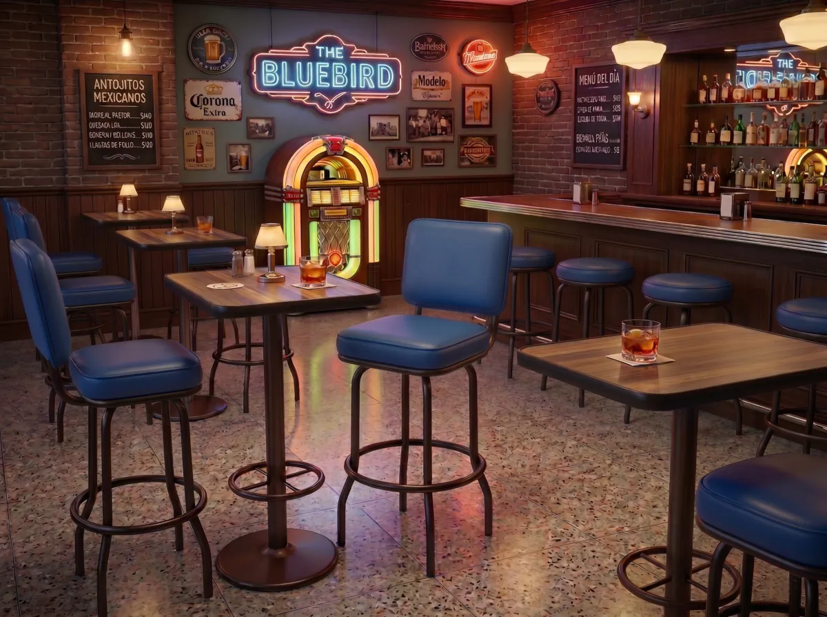 Banco de Acero 2097B para Restaurante