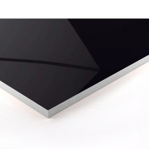 Mesa para restaurante chrome detalle negra