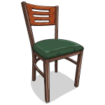 Silla de Metal y Madera