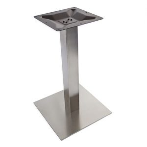 Base de acero inoxidable TB50 para mesa de restaurante