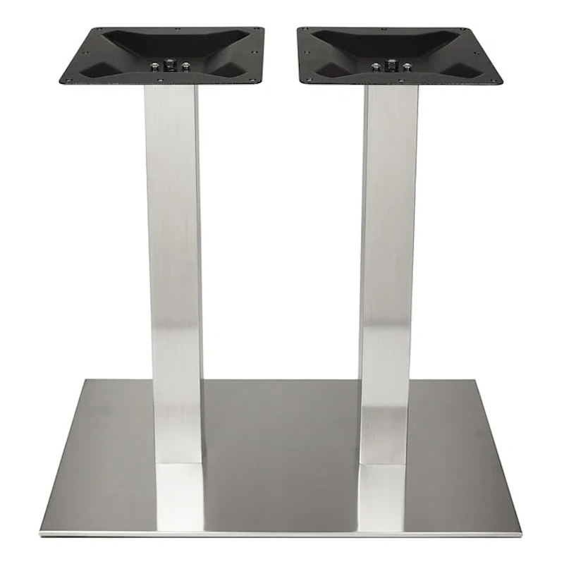 Base Rectangular Acero Inoxidable TB70 para mesa de restaurante