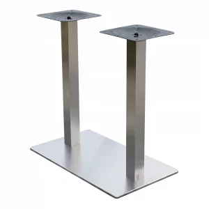 BASE DE ACERO INOXIDABLE PARA MESA RECTANGULAR TB-70