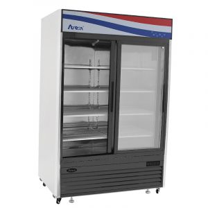 Refrigerador 2 Puertas Corredizas MCF-8709 de cristal