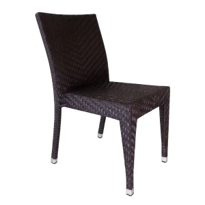 Silla de Aluminio Tejida SR-2650 para REstaurante exteriores