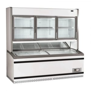 Exhibidor Refrigerado Doble Temperatura Combi-2200 para supermercado