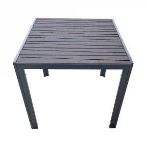 Mesa Aluminio y Poly-Madera MR-3033 para restaurante