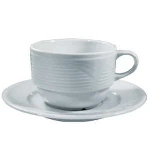 Juego Taza-Plato STP170 170cc para restaurante y hoteles