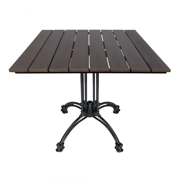 Mesa Poly-Madera DT-06270S4-TB18 para Restaurante