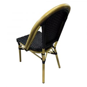 Silla de Aluminio Tejida SR-2677 para Restaurante y hotel