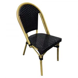 Silla de Aluminio Tejida SR-2677 para Restaurante y hotel