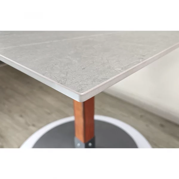 Mesa de piedra sinterizada para restaurantes y hoteles