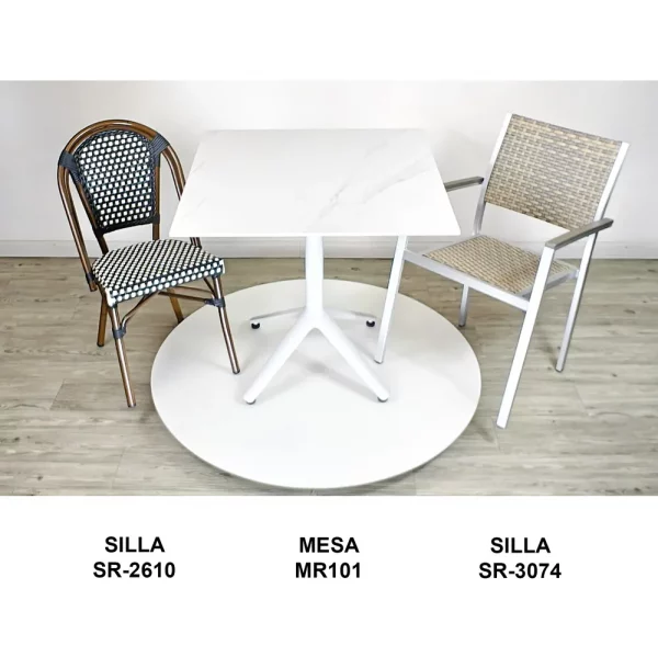 Silla de Aluminio Tejida SR-3074 - Imagen 5