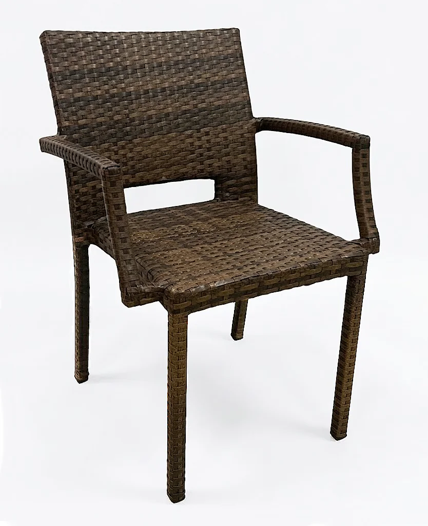 Silla de Aluminio Tejida SR-3024 para hotel y restaurante